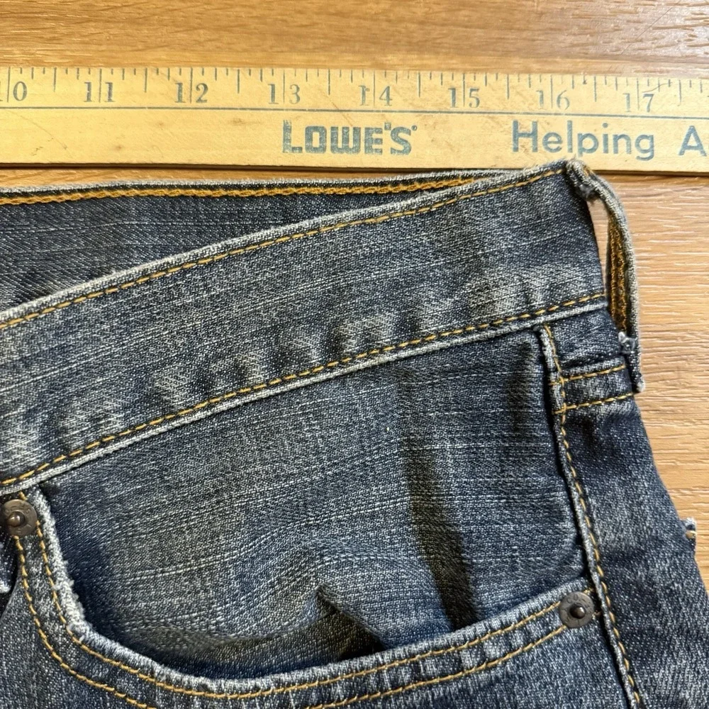 Levi's 505 Straight Fit‎ Jeans Mens 34x29 Blue Cotton  Medium Wash Fits 32 X 27